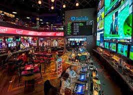 Live casino dealer table with multiple camera angles